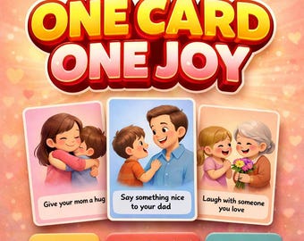 One Card One Joy Kids Activity Cards