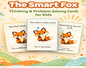 The Smart Fox Problem Solving Cards for Kids
