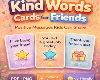 Kind Words Cards for Friends
