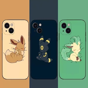 Eevee Phone case,Anime Phone Case, Couple Phone Case For iPhone 15 14 13 12 Pro Max Mini 11 Pro Max X/Xs Max