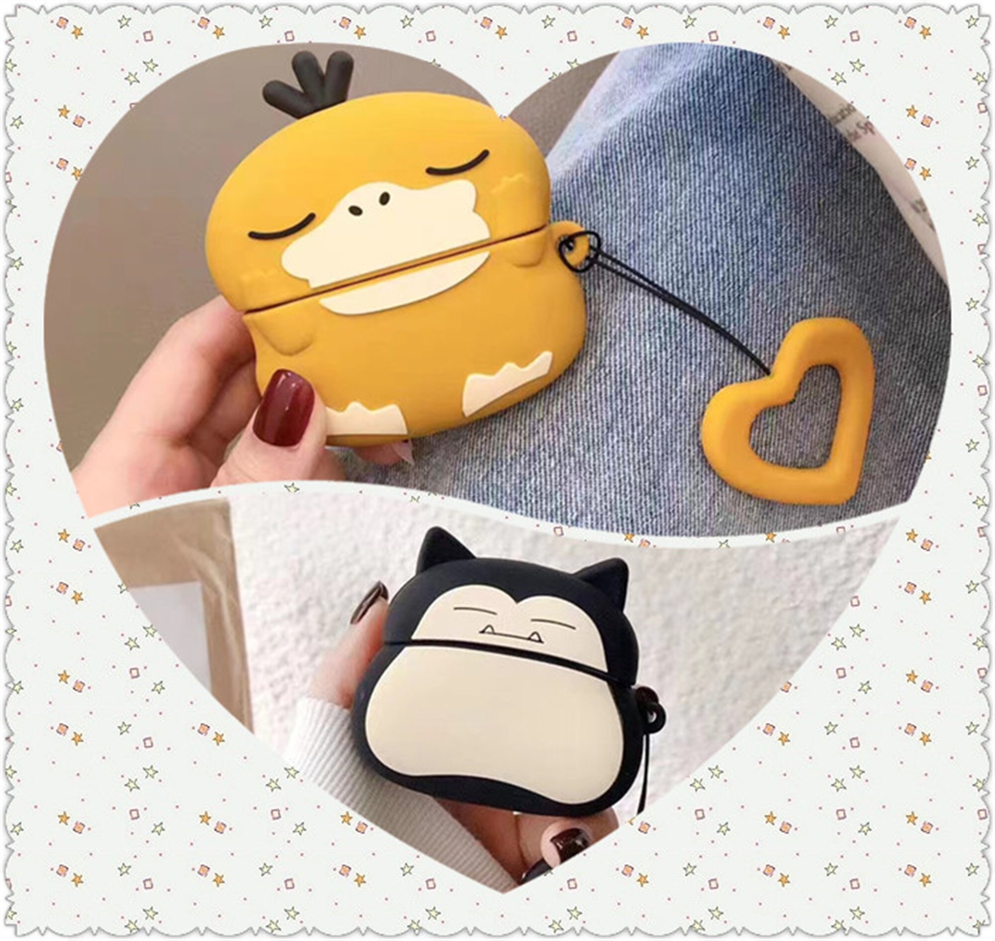 Cartoon Case Compatible with Apple AirPods Pro Anime Fun Cute Kawaii  Protective Case AntiFall Headphone