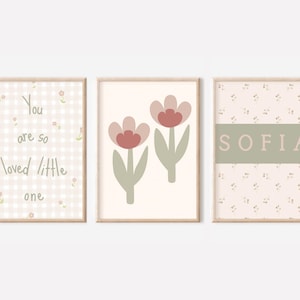 Analogie Gingham Flower Set - Pink (Lil People Collection) main image 1