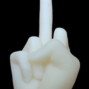 Middle Finger Candle