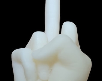 Mittelfinger Kerze