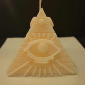 Pyramide All-Sehendes Auge Kerze