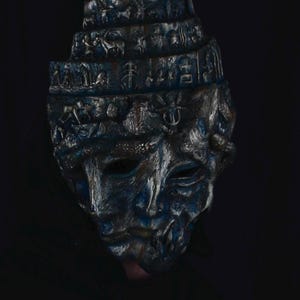 Trinity Mask - A fully handmade original character mask for wear or as a unique wall or cabinet decor from the Great Inquisition collection