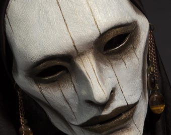 No One — simple face white mask