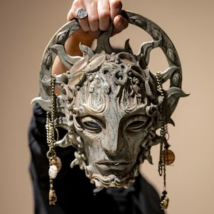 Mithra Mask: Biblical Symbolism Wall Decor