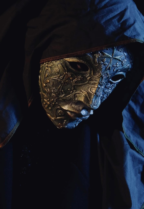 Baldwin IV Mask: Dark Gothic Cosplay, Wearable Art & Wall Decor - Etsy