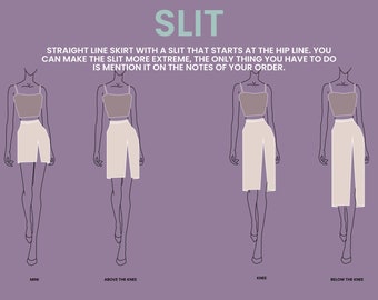 Slit - Custom skirt