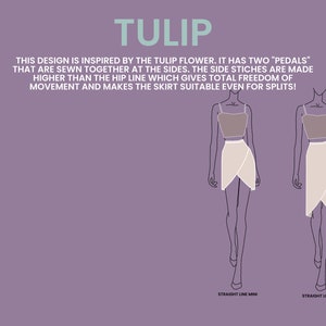 Tulip Straight line Custom Skirt image 1