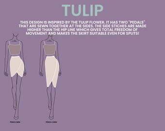 Tulip Pencil line - Custom Skirt