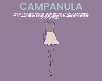 Campanula - Jupe personnalisée