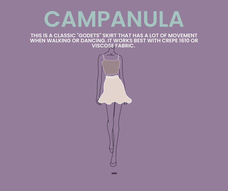 Campanula Custom Skirt image 1