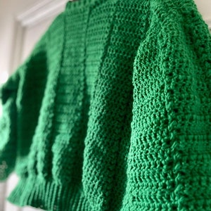 CROCHET PATTERN || SWEATER||Pdf || The Simple Cable Sweater