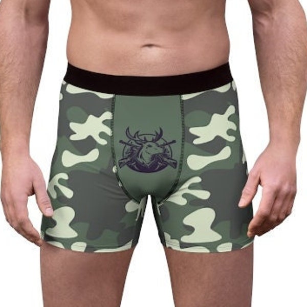 Hunting Gifts for Men Who Have Everything, Birthday Gifts for Men Who Like to Hunt, Hunting Gag Gifts for Men, Camo Boxer Briefs