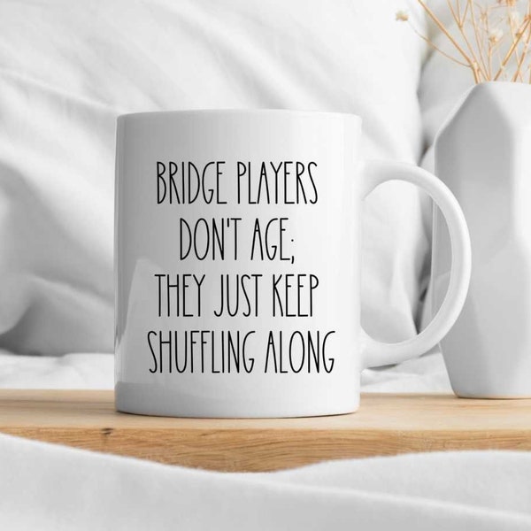 Bridge Player Gift, Bridge Tournament Souvenir, Bridge Enthusiast Mug, Bridge-themed Mug, Card Game Lover, Bridge Strategy Mug