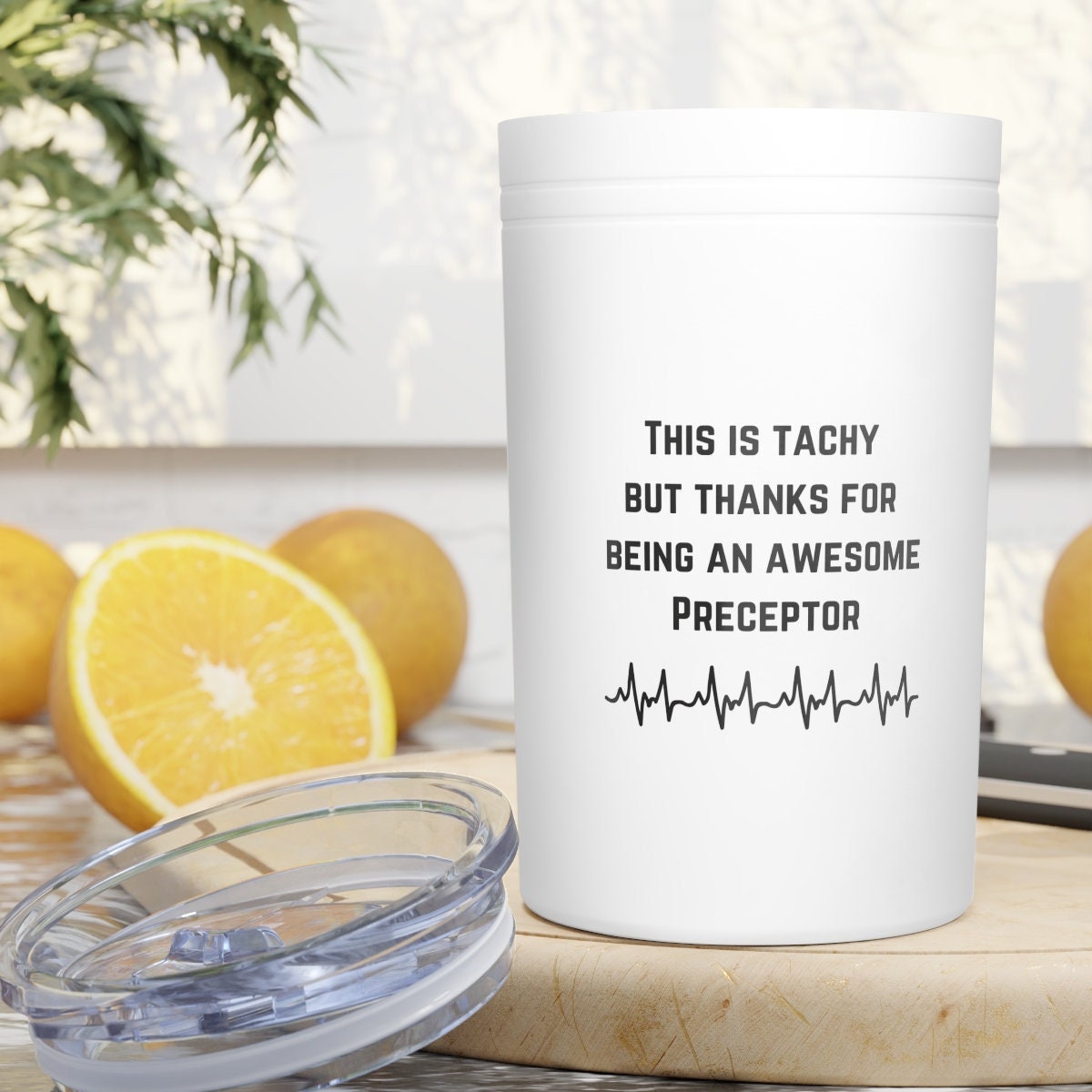 Nurse Preceptor Thank You Tumbler – 20oz Insulated Cup With Straw, Great Appreciation Gift