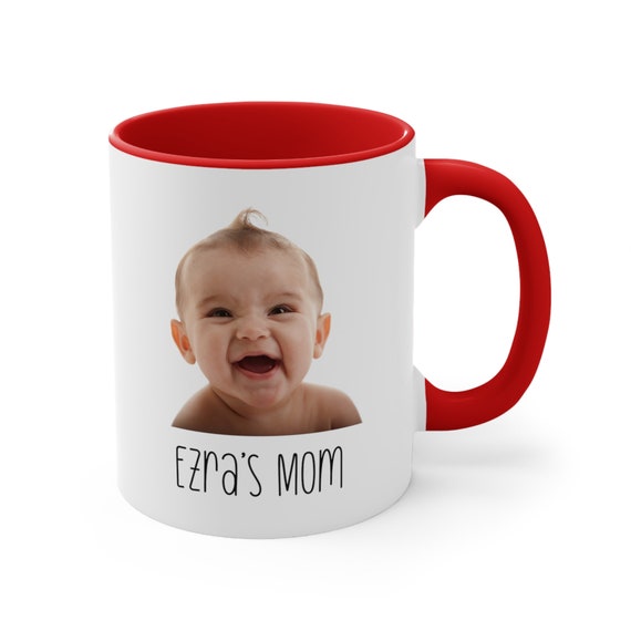 Back to Work After Maternity Leave, Working Mom Gift, Baby Face Mug,  Personalized Baby Face Gift, Moms Who Hustle, New Mom Gift 