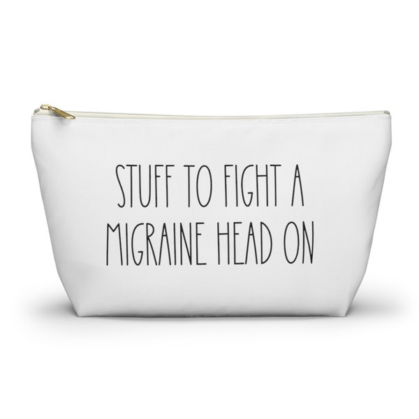 Migraine Kit, Migraine Bag, Medication Pouch, Migraine Stuff, Custom Quote Travel Bag