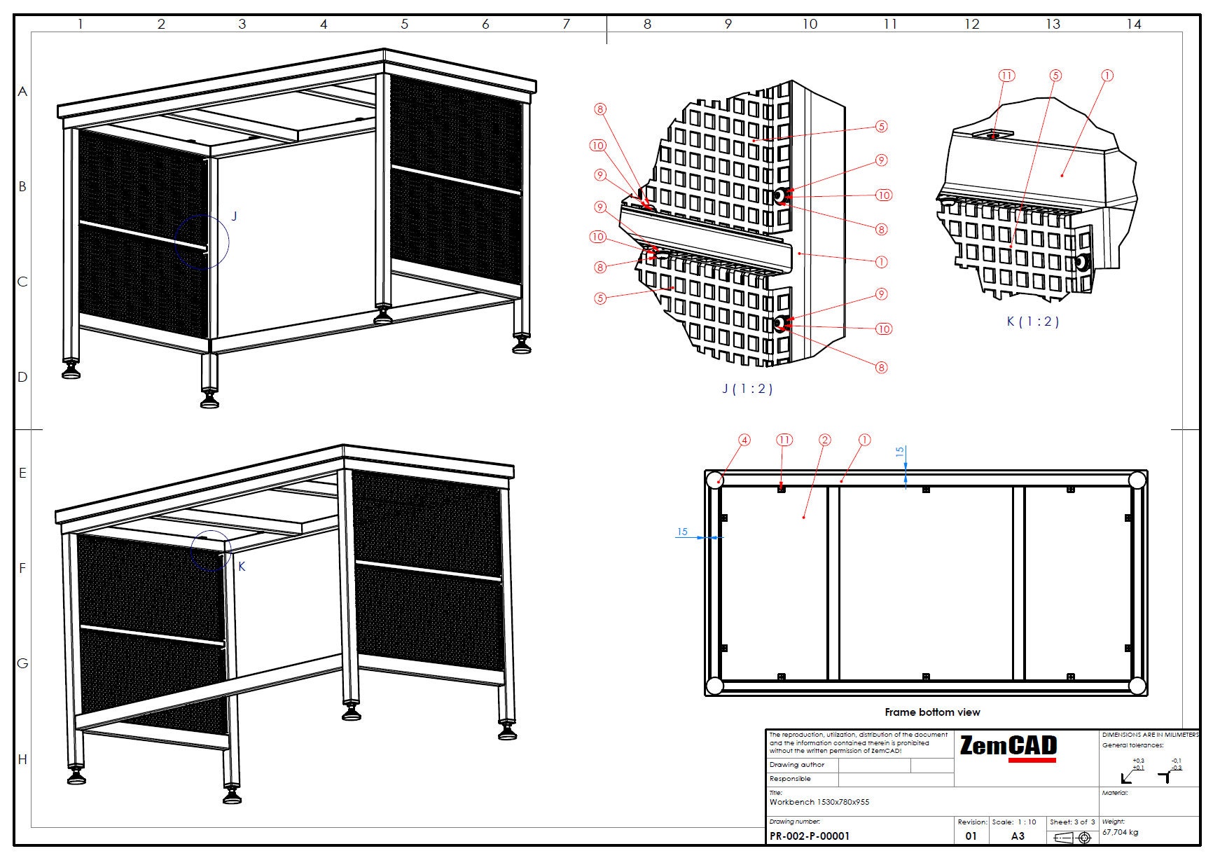 Workbench, Garage Equipment, Table, PDF Drawings, Building Plans - Etsy