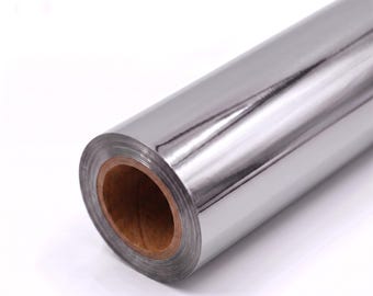 Toner Reactive Metallic Foil "Silver" for Crafting, Wedding Invitations, Textile, Tumblers, etc.