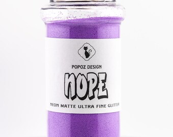 Neon Matte Ultra Fine Glitter Mix "Nope" - 2oz. Shaker Jar - Premium Quality Glitter for Crafting, Nail Art, Tumblers & More!