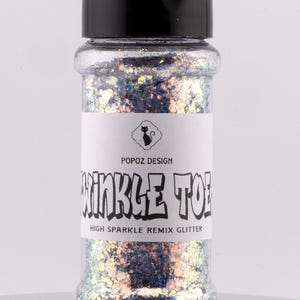 High Sparkle Remix Glitter &quot;Twinkle Toes&quot; - 2oz. Shaker Jar - Premium Quality Glitter for Crafting, Nail Art, Tumblers & More!