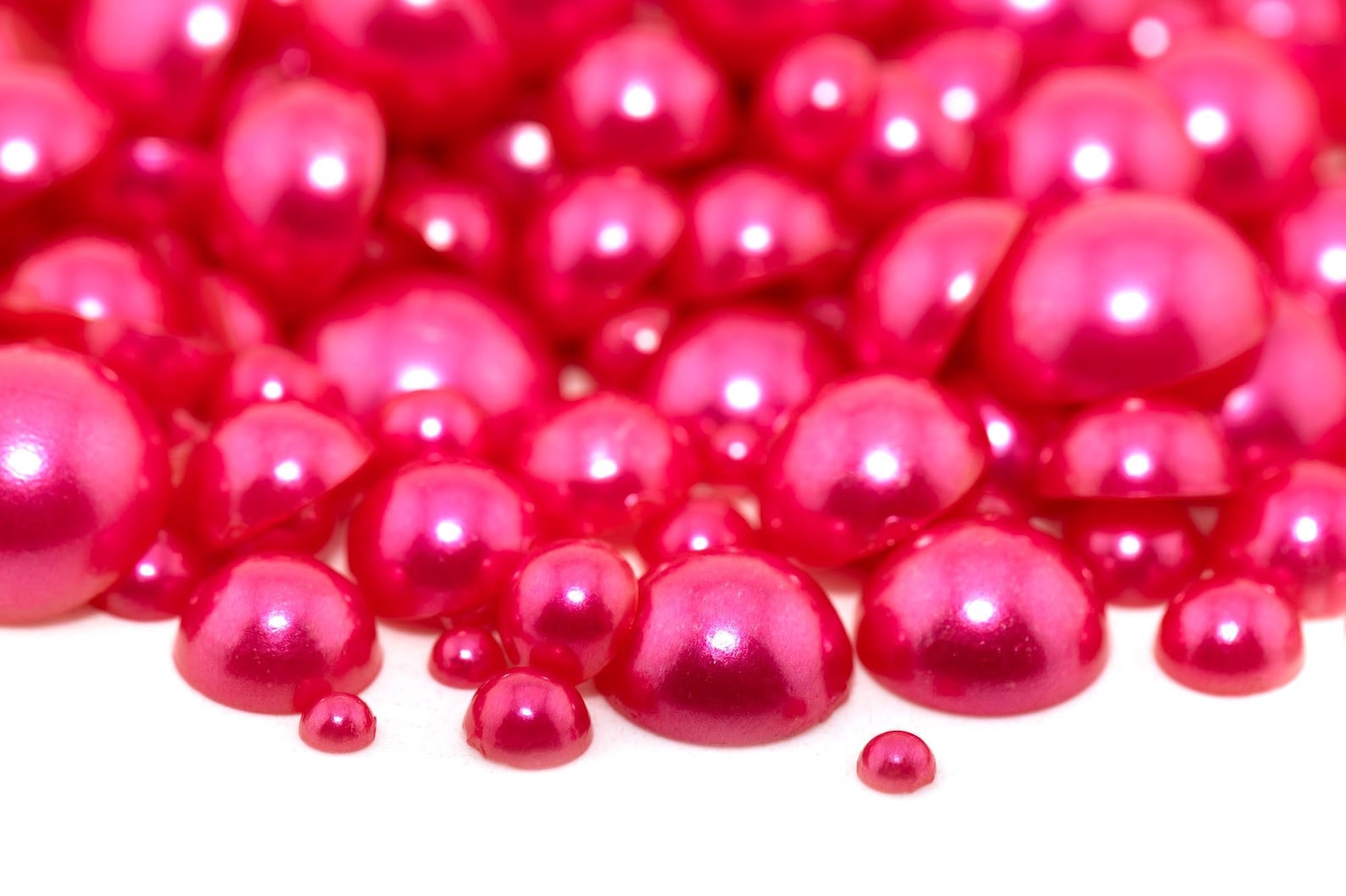 Pearl Raspberry Back Labewl Flatback Pearl Raspberry | Sizes 2MM 3MM 4MM 5MM 6MM 8MM 10MM 12MM ...