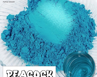 Pearl Pigment Powder – "Peacock" Pearlescent Shimmer for Resin, Candles, Tumblers & Crafts