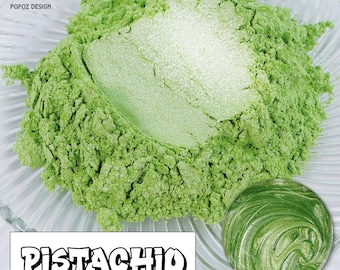 Pearl Pigment Powder – "Pistachio" Pearlescent Shimmer for Resin, Candles, Tumblers & Crafts