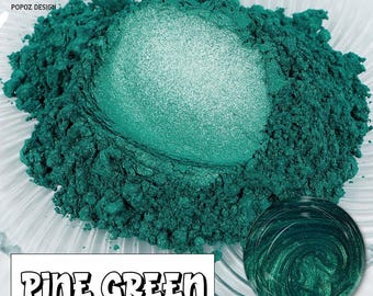 Pearl Pigment Powder – "Pine Green" Pearlescent Shimmer for Resin, Candles, Tumblers & Crafts
