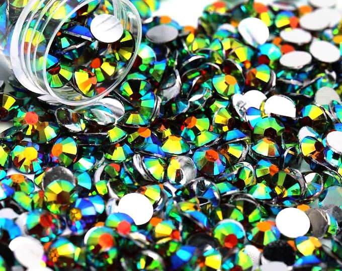 Wholesale Flat Back Rhinestones 6mm - Bulk Resin Stones