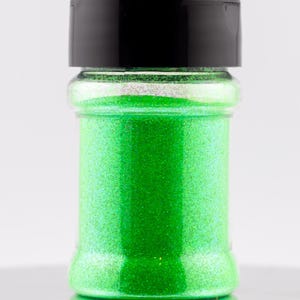 Iridescent Ultra Fine Glitter &quot;Hallogreen&quot; - Premium Quality Glitter for Crafting, Nail Art, Tumblers, Resin Art, Scrapbooking & More!