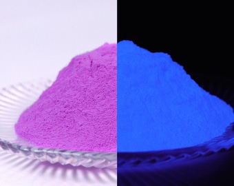 Purple Glow in the Dark Mica Powder for Resin, Tumblers, Candles, Paint, Slime, Nails & DIY Crafts