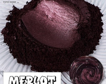 Pearl Pigment Powder – "Merlot" Pearlescent Shimmer for Resin, Candles, Tumblers & Crafts