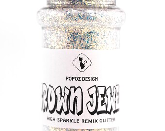 High Sparkle Remix Glitter "Crown Jewel" - Premium Quality Glitter for Crafting, Nail Art, Tumblers & More!