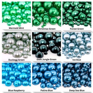 Flatback Pearls Mixed Sizes | Faux Pearl Flatback | Pearl Embellishment for Crafting, Nail Art, Tumblers afbeelding 4
