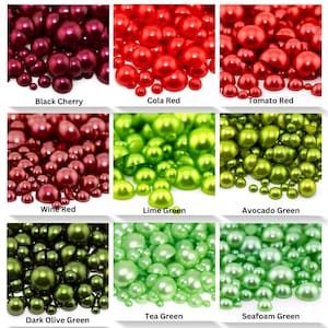 Flatback Pearls Mixed Sizes | Faux Pearl Flatback | Pearl Embellishment for Crafting, Nail Art, Tumblers afbeelding 3