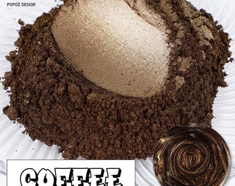Pearl Pigment Powder – "Coffee" Pearlescent Shimmer for Resin, Candles, Tumblers & Crafts
