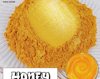 Pearl Pigment Powder – "Honey" Pearlescent Shimmer for Resin, Candles, Tumblers & Crafts