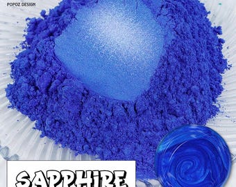 Pearl Pigment Powder – "Sapphire" Pearlescent Shimmer for Resin, Candles, Tumblers & Crafts