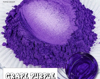 Pearl Pigment Powder – "Grape Purple" Pearlescent Shimmer for Resin, Candles, Tumblers & Crafts