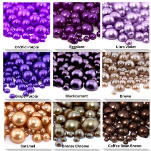 Flatback Pearls Mixed Sizes | Faux Pearl Flatback | Pearl Embellishment for Crafting, Nail Art, Tumblers afbeelding 6