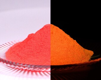 Red Glow in the Dark Mica Powder for Resin, Tumblers, Candles, Paint, Slime, Nails & DIY Crafts