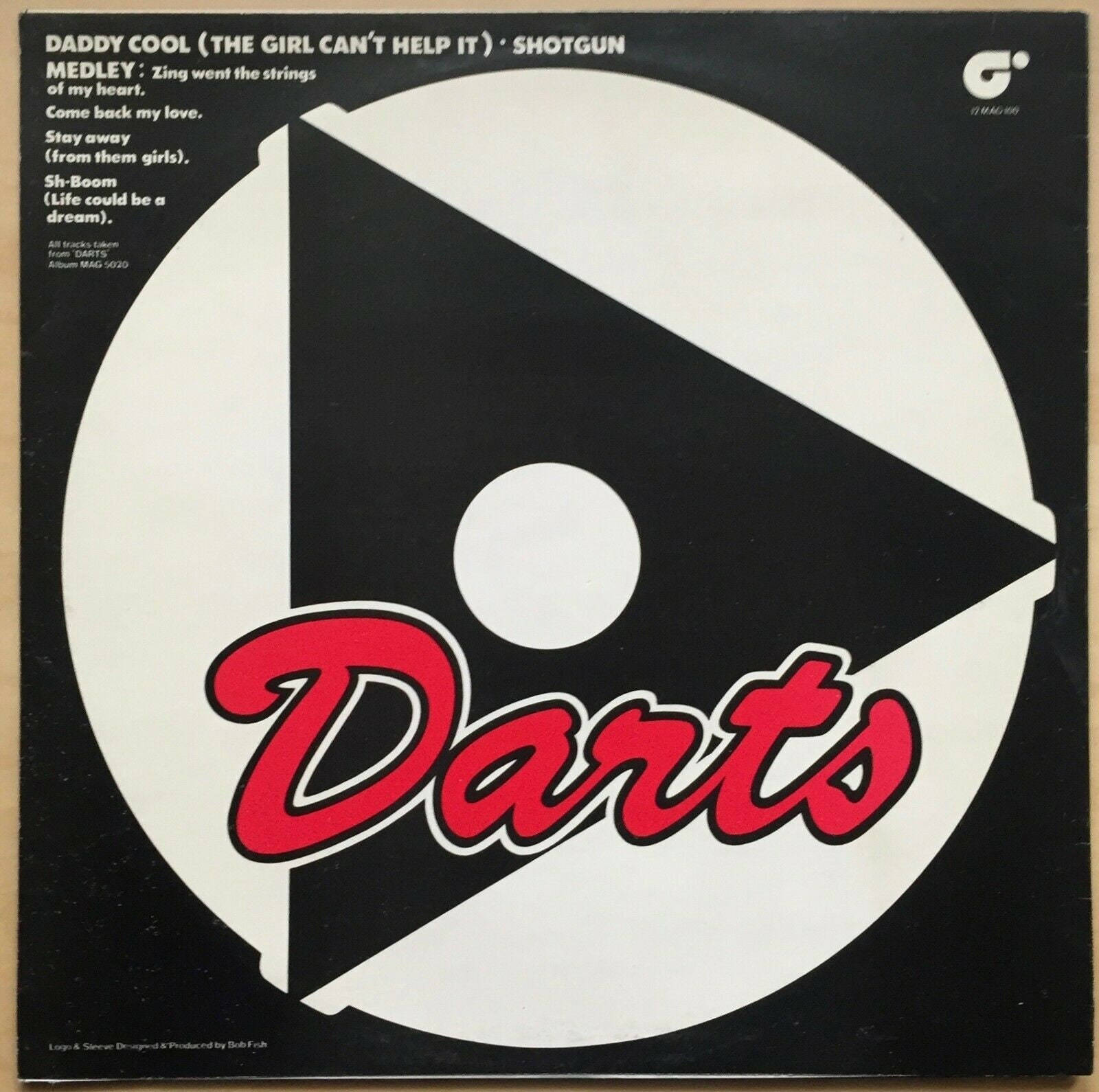 Darts Daddy Cool the Girl Can't Help It Shotgun Medley Etsy