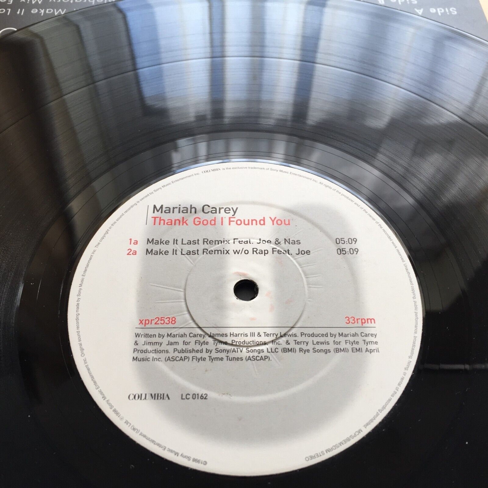 Mariah carey thank god i found you 2000 uk columbia etsy