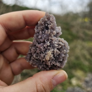 10. Raw Grape Agate  - Natural Gemstone, Crystal, Polished Healing