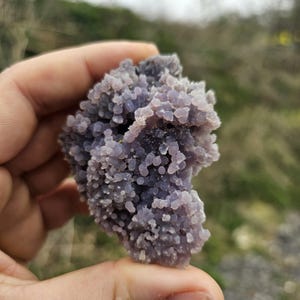 11. Raw Grape Agate  - Natural Gemstone, Crystal, Polished Healing