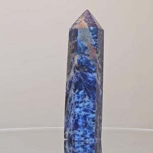 Sodalith Turm / Spitze Mineral Specimen - Glatte Polierte Naturstein Specimen
